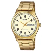 在飛比找Yahoo奇摩購物中心優惠-CASIO 卡西歐米黃金時尚休閒腕錶 MTP-V006G-9