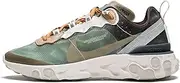 [Nike] Men's React Element 87 Undercover, Green Mist/Linen-Summit White