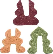 COLLBATH Delicious Bunnies Chew Toys for Rabbits Guinea Pig Molar Snacks Hamster Treats Pet Toys Exciting Play Options Cage Accessories