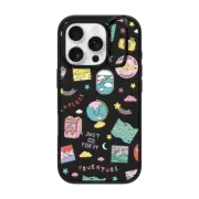 iPhone 16 Pro Impact Ring Stand Case MagSafe Compatible World Traveler by Martina Martian