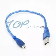 High Quality 30CM USB 2.0 A Male to Micro USB 5 pin Male Data Charge Cable Cord