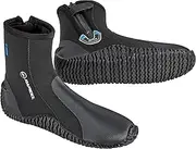 Phantom Aquatics Rapido Boutique Collection Wise 5mm Neoprene Wetsuit Zipper Dive Boot, Great Scuba Diving Snorkeling Surf Boots, Anti-Slip Rubber Sole Booties