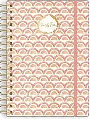 Southworth Planner (January 2025-December 2025), 7" x 9.25", Premium 28#/105 GSM Paper, Medium Twin Wire, Watercolor Sunset (91087)