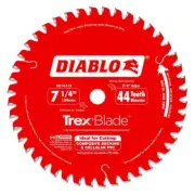 Diablo D0744CD 44 Tooth Composite Decking Circular Saw Blade 7-1/4 Dia. in.