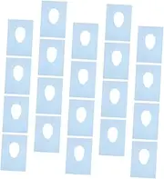 Alipis 20-Pack Disposable Toilet Seat Covers Thickened Mat for Travel Public Restroom Comfortable Hygienic Protection