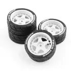 1:10 RC Drift Car Wheel Rim Hub Tire Tyres Kit for Tamiya HPI KYOSHO TT02 XV01