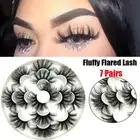 Be Trimmed Handmade False Eyelashes 8D Mink Hair Eye Lash Extension 25mm Lash