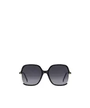 Carolina Herrera Square Frame Full Rim Sunglasses 56 Gray