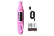 Electric Nail Drill Bits Tool Machine Acrylic Shaper - Pink