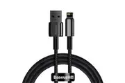 Baseus Tungsten Gold Fast Charging Data Cable USB-A to Lightning 2m - Black
