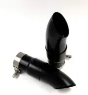 KAWASAKI NINJA 250 SHORTY YORK MOTO GP DUAL EXHAUST (NEW) MATTE BLACK