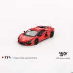 MINIGT 1:64 蘭博基尼 REVUELTO ARANCIO DAC跑車合金汽車模型774