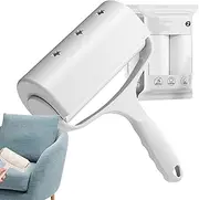 Pet Hair Sticky Roller - Portable Pet Lint Roller With 5 Rolls Of Paper,With Dust Cover Strong Stickiness Clothing Lint Roller For Sofa