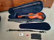 Full size Violin Scherl and Roth with case, bow, rosin, and shoulder rest