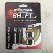 Nockturnal SHIFT Universal Fit Lighted Nocks RED NT-810