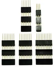 3 Sets of Stacking Headers Pins Kit Stackable Female Headers for Arduino UNO R3(15pcs in Total)