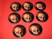 Curse Of Chucky 8 Tins Sour Cherry Candy Knives Tin Case Sealed NEW!