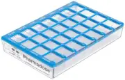 Weekly (7-Day) Pill Case, Medicine Planner, Vitamin Organizer Box, Small Comp...