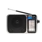 Portable 3-Band AM/FM/SW Radio with Bluetooth + LED Flashlight