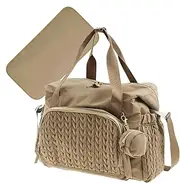 jopiuieo Travel Diaper Bag | Large Capacity Shoulder Bag with Pacifier Case - Reusable Travel Accessories, Labor Delivery Backpack for Women