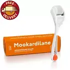 Derma Roller Microneedling White 540 Stainless Steel Face w/Storage Case 1.00mm