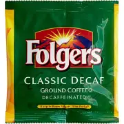 Folgers Classic Decaf 4-Cup Coffee Filter Pack - 200/Pieces WS-110FGIR6547