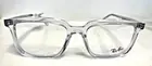 Ray Ban Eyeglasses NEW RB 7239 Alain Color 2001 Crystal Silver Square 54[]18-145