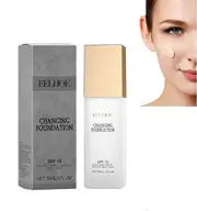 Changing Foundation Nature Colour-Changing Foundation for Women, Hydrating Magic Skin Changing Foundation, Moisturizing Light Weight Non-Greasy 1Pcs