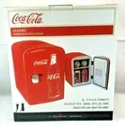 Classic Coca~Cola Thermoelectric 6-Can Mini Fridge (Car & Home Adapter) *NEW*