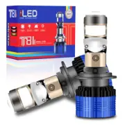 H7 LHD Projector Lens Mini LED Headlight Bulbs Kit Low Beam 6000K Super Bright (for: Mini)
