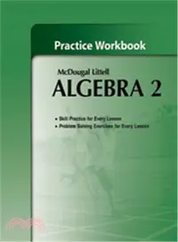 在飛比找三民網路書店優惠-Algebra 2, Grades 9-12 Practic