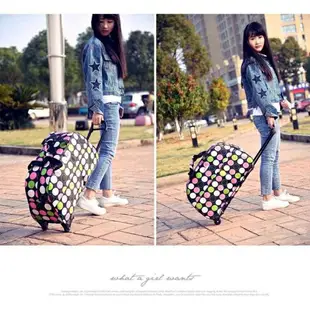 簡約旅行包女拉桿包手提超大容量輕便行李男韓版登機箱帆布行李袋