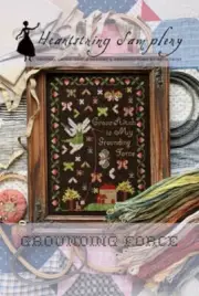 GROUNDING FORCE SAMPLER-CROSS STITCH CHART-HEARTSTRING SAMPLING
