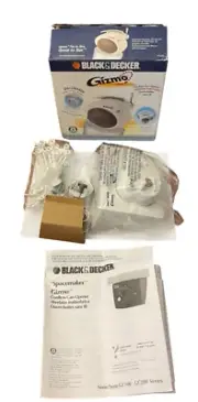 NEW Black & Decker Spacemaker Gizmo GC200 Cordless Can Opener Undercounter White