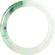 [zhuBAOHE] Natural Golden Silk Jade Tianshan Cui Bracelet Green bangle Half Mountain Half Water Ice Seed Floating Flower Round Strip Girl's Jade Bracelet