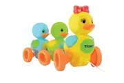 Tomy Quack Along Ducks w Sounds Push-Pull Along for Toddler Baby Kids Toy Fun