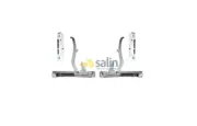 GENUINE ST GEORGE OVEN DOOR HINGES COMPLETE KIT ASSY WITH SUPPORTS 50333KIT
