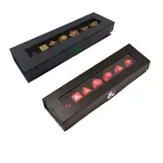 [Ultra Pro] D & D Heavy Metal Poly Dice Set 7pcs - Copper & Green