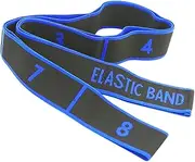 rockible Yoga Stretch Band,Elastic Band Resistance Band,8 Segment for Exercise Workouts Home
