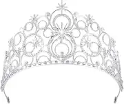 JRCRIN Glinda Crown Costume Accessories Adult Women Cood Witch Bubble Crown Headband Cosplay Queen Tiara Halloween Costume