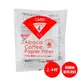 日本CAFEC 麻纖維酸素白色濾紙100張-2-4杯《WUZ屋子》麻纖維 白色 濾紙 咖啡濾紙