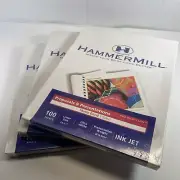 (3) Hammermill 20 Sheets Proposals & Presentations Gloss Bond Paper #08335-0