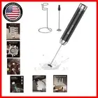Rechargeable Handheld Milk Frother with Stepless Speed Control for Perfect Foam