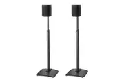 Pair Of Sanus Adjustable Height Speaker Stand For Sonos One, SL, Play:1 & Play:3 in Black (WSSA2-B2)