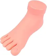 WOFASHPURET 1Pc Nail Art Practice Right Foot Model Durable Training Tool for Manicure Skills Improvement for Ladies Nail Art Practice Model for Professional Use
