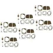 (Pack of 6) Carburetor Repair Kit for Johnson 2001 150HP J150WPLSIF Boat Engine