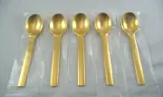 (5) Yamazaki NOBEL Gold-Plated 5" Demitasse Coffee Spoons *Gunnar Cyren NEW