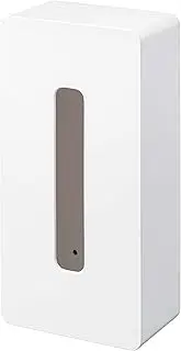 Yamazaki 5585 Magnetic Tissue Case, Rectangle, Regular Size, White, Compatible Size: Inner Dimensions (W x D x H): Approx. 4.7 x 2.8 x 9.8 inches (12 x 7 x 25 cm) Tower, Storage Hide Packaging, Tissue