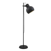 Mento 1 Light Floor Lamp Black, Antique Brass - MENTO FL-DGYAB