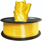 CC3D Silk Yellow PLA Filament 1.75 mm 1KG 3D Printer Filament Silky Shiny Bright Yellow 3D Printing Materials CC3D Filament